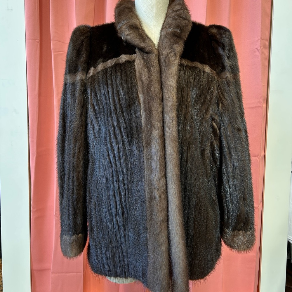 VINTAGE Mandel's Beaver fur jacket